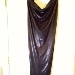 Fashion Bug liquid leather look stretch pants in size 3x. Brown